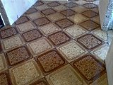 Прихожая: Деревянные узоры  диагональной шахматной доски