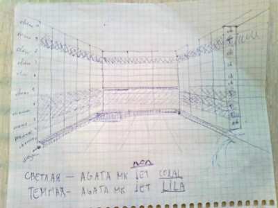 Раскладка плитки - эскиз